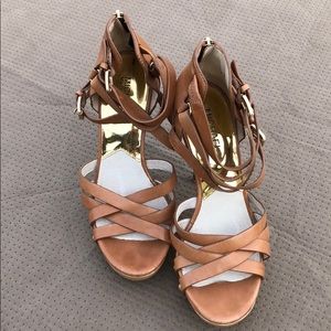 Brown Leather heels